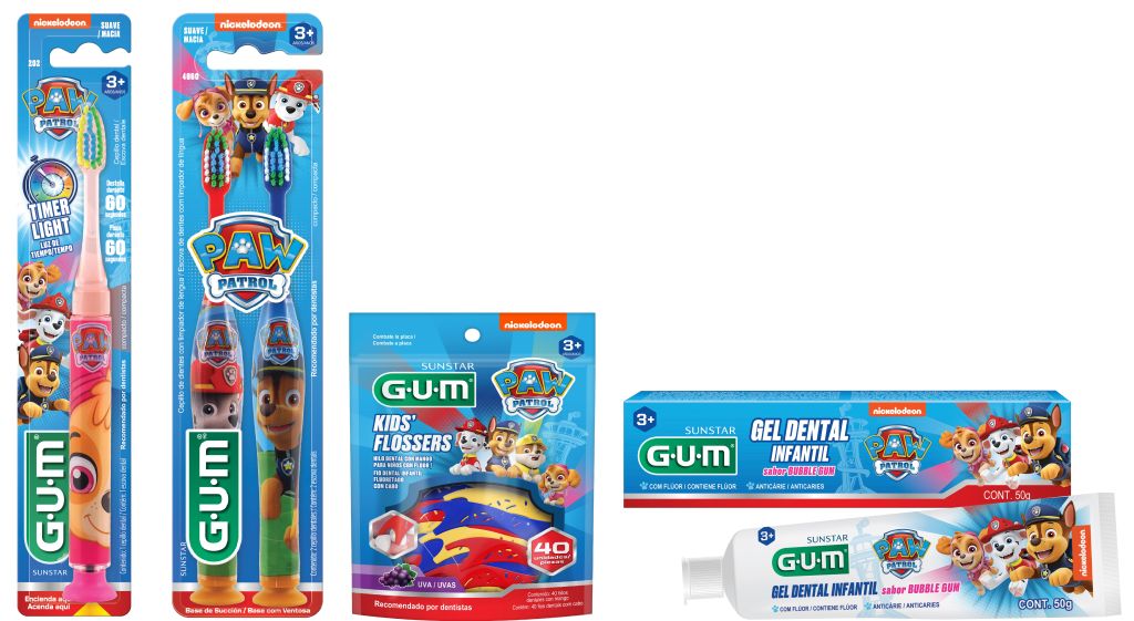 Gum reformula embalagens de produtos da linha Patrulha Canina