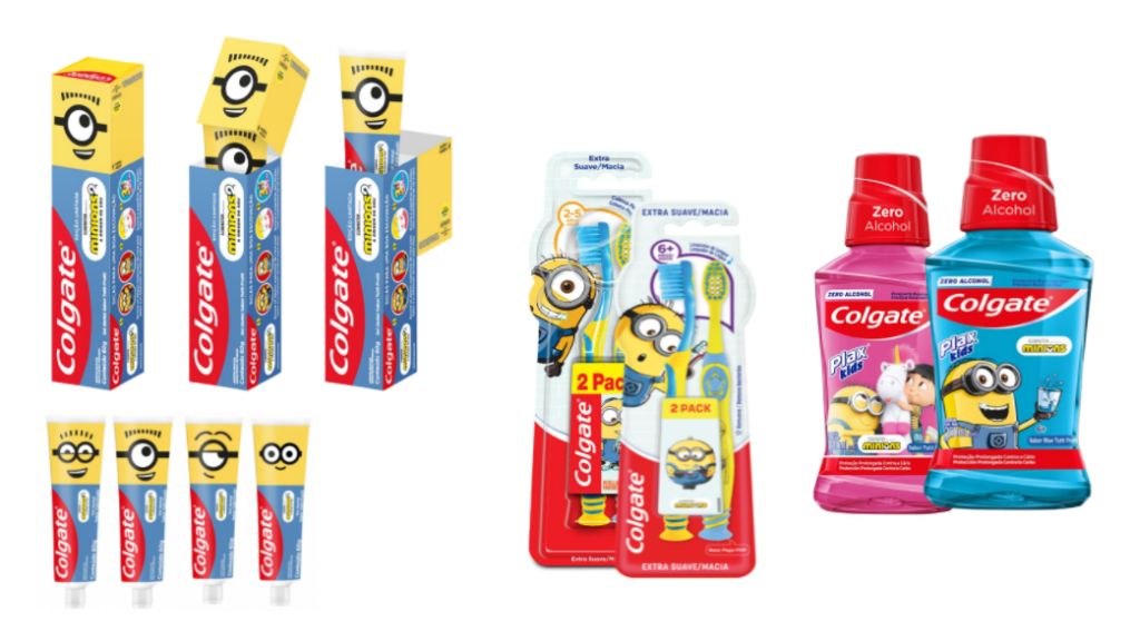 Colgate lança edição colecionável de cremes dentais dos Minions