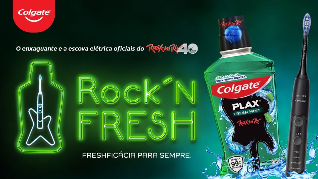 Colgate Plax ganha edição limitada especial para o Rock in Rio