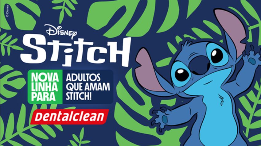 Dentalclean lança linha adulta do personagem Stitch
