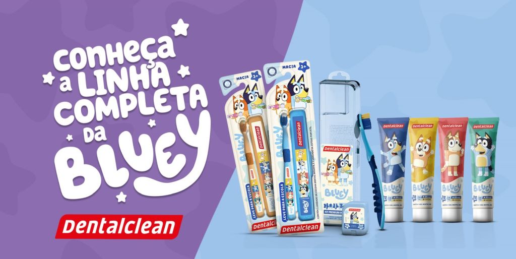 Dentalclean apresenta linha infantil Bluey