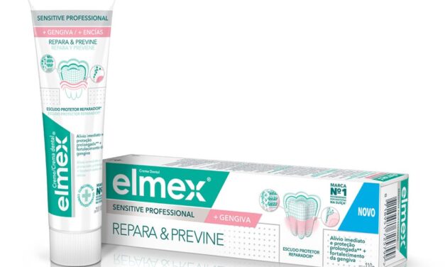 elmex apresenta creme dental Sensitive Professional + Gengiva