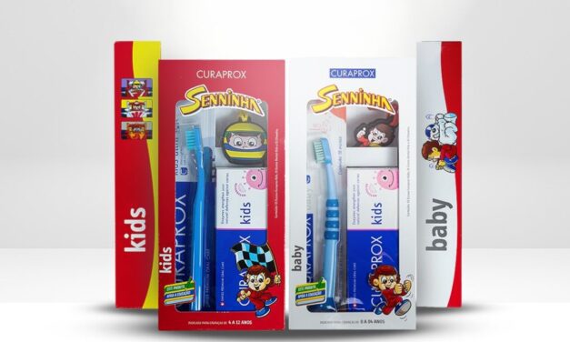 Dia das Crianças: Curaprox lança kits de escovação do Senninha