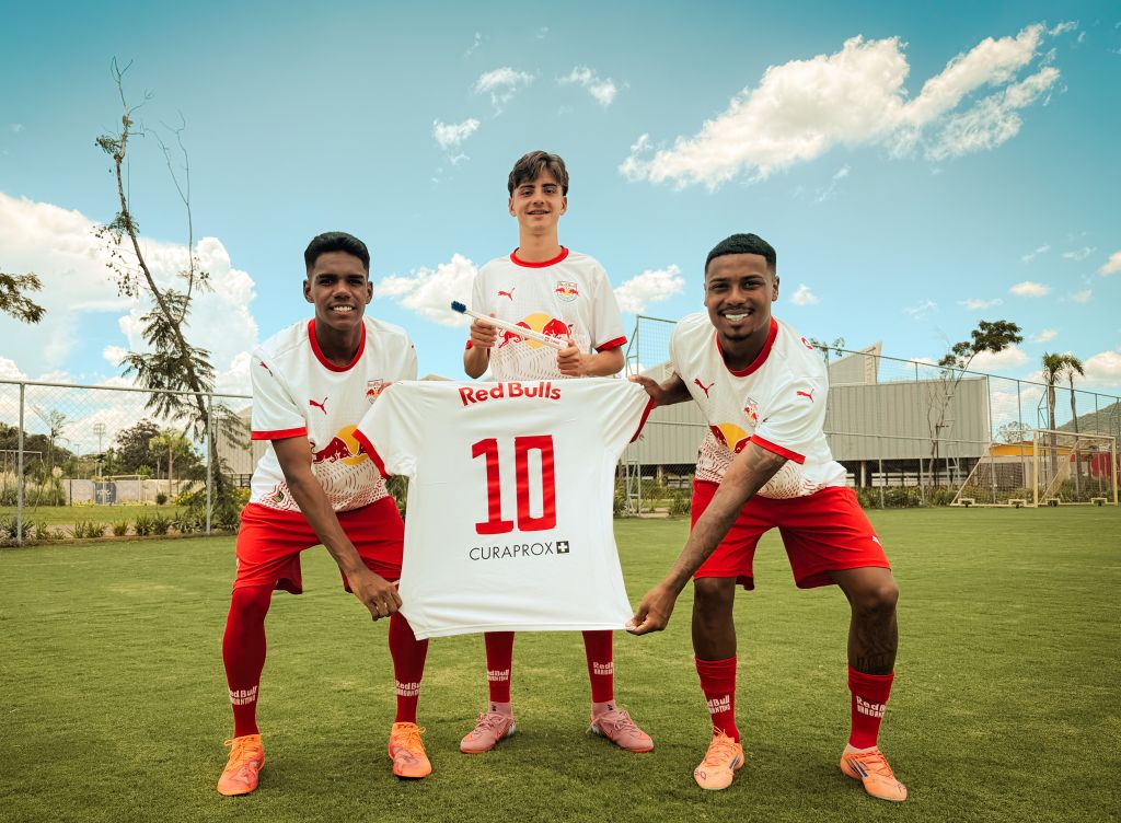 Curaprox e Red Bull Bragantino unidos pela saúde bucal